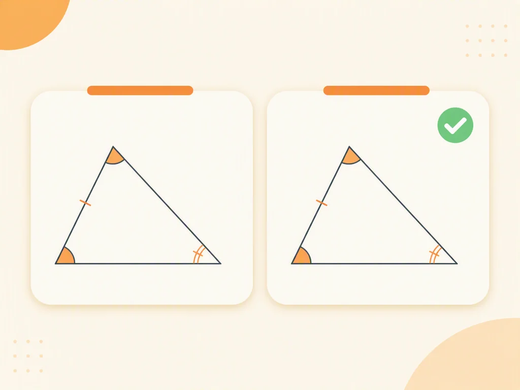 Geometry calculator checking homework answers with a triangle sketch and a green check result card.